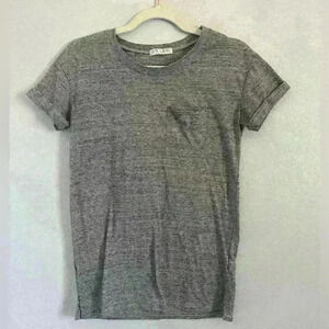 Awake Women’s Solid Grey Short Sleeve Tee Size Small